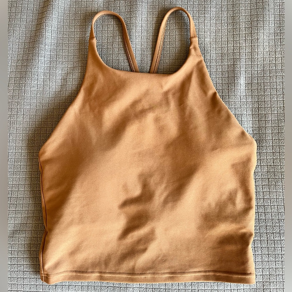 Brown PowerSoft Longline Sports Bra | Old Navy
